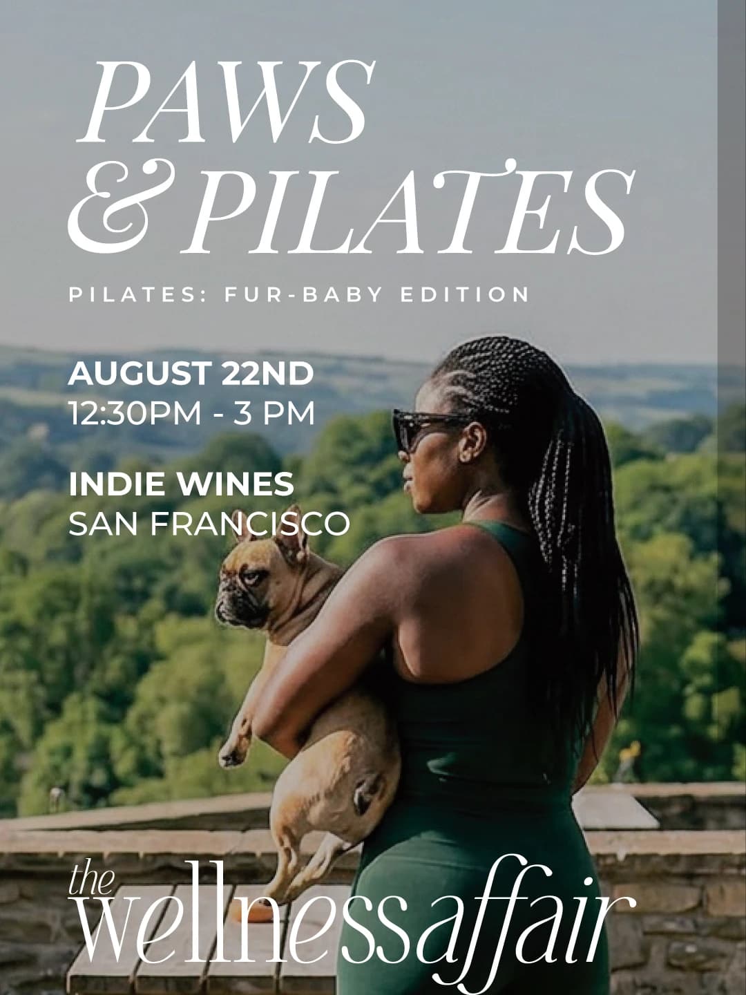 Paws & Pilates fur-baby edition at Indie Wines, San Francisco