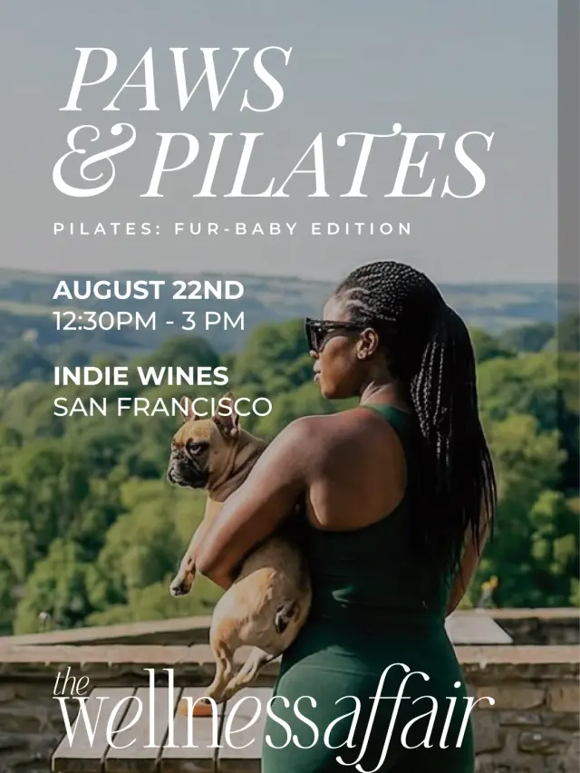 Paws & Pilates fur-baby edition at Indie Wines, San Francisco